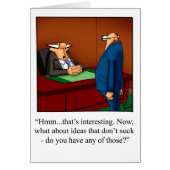 Funny National Boss Day Card (Voorkant)