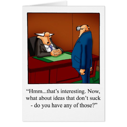 Funny National Boss Day Card (Voorkant)