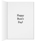 Funny National Boss Day Card (Binnen (Rechts))