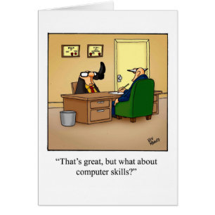 Funny National Boss Day Card "Spectickles"