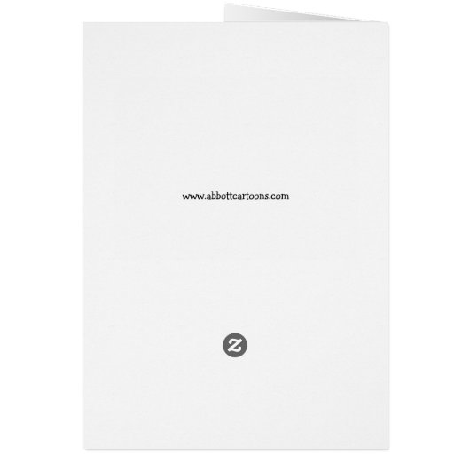 Funny National Boss Day Card "Spectickles" (Achterkant)