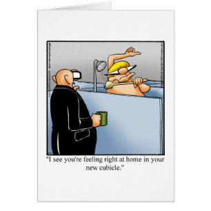 Funny National Boss Day Card "Spectickles"