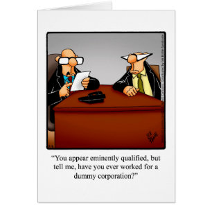 Funny National Boss Day Card "Spectickles"