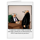 Funny National Boss Day Card "Spectickles" (Voorkant)