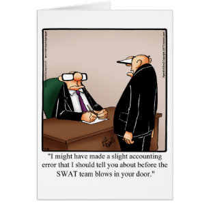 Funny National Boss Day Card "Spectickles"