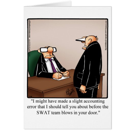 Funny National Boss Day Card "Spectickles" (Voorkant)