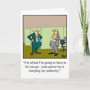 Funny National Boss's Day Wenskaart Kaart