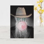 Funny National Bubble Dag Guy Kauwgom Kaart (Gele Bloem)