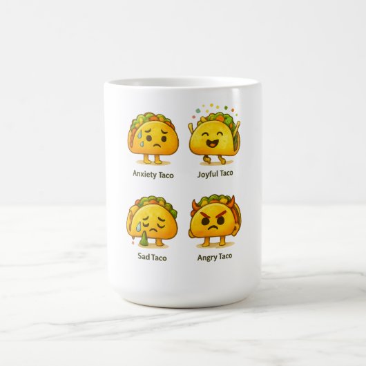 Funny National Taco Day Coffee Mug Koffiemok (Center)