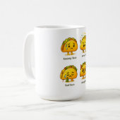 Funny National Taco Day Coffee Mug Koffiemok (Voorkant links)