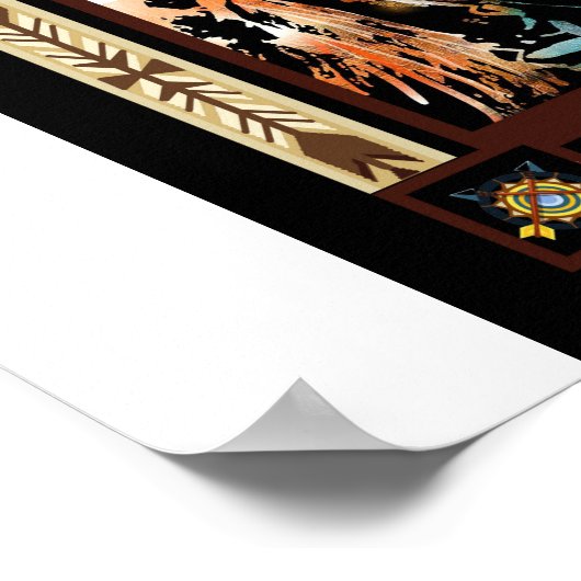 Funny Native American Gift Lover Poster (Hoek)