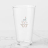 Funny Native American kerstboomversieringen Glas (Achterkant)