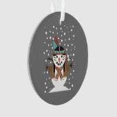 Funny Native American kerstboomversieringen Ornament (voorkant)
