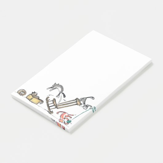 Funny Naughty Cats Post-it® Notes (Schuin)