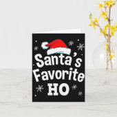 Funny Naughty Dirty Adult Pajama Christmas Tee Men Kaart (Gele Bloem)