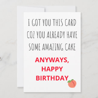 Funny Naughty Happy Birthday Card voor haar en hem Feestdagenkaart