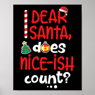 Funny Naughty Kerstman Beste kerstman, aangenaam C Poster