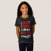 Funny Naughty Kerstman Beste kerstman, aangenaam C T-shirt (Voorkant volledig)