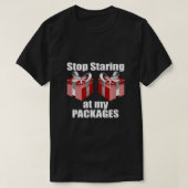 Funny Naughty Kerstmis T-shirt (Design voorkant)