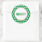 Funny Naughty Label Stickers met kerstcadeaus (Tas)