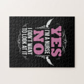 Funny Naughty Nurse Hilarious nursing with a sassy Legpuzzel (Horizontaal)