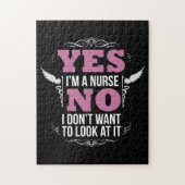 Funny Naughty Nurse Hilarious nursing with a sassy Legpuzzel (Verticaal)