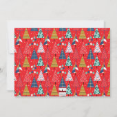 Funny Naughty Retro kerstfoto Feestdagenkaart (Achterkant)