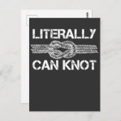 Funny Nautical Boating Quote voor Sailboat Captain Briefkaart (Voorkant / Achterkant)