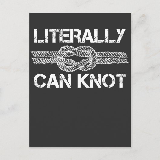 Funny Nautical Boating Quote voor Sailboat Captain Briefkaart (Voorkant)