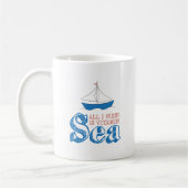 Funny Nautical Quote Sailboat Drawing Vitamin Zee Koffiemok (Links)