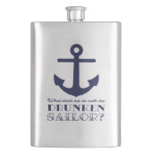 Funny Naval Drunken Sailor Zee Shanty Nautical Flacon (Voorkant)