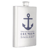 Funny Naval Drunken Sailor Zee Shanty Nautical Flacon (Rechts)