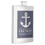 Funny Naval Drunken Sailor Zee Shanty Nautical Flacon (Rechts)