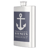 Funny Naval Drunken Sailor Zee Shanty Nautical Flacon (Links)