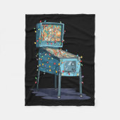Funny Nball Machine Christmas Graphics Lights Love Fleece Deken (Voorkant)