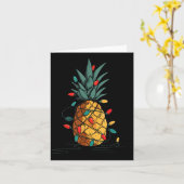 Funny Ne Christmas Graphics Lights Lover  Kaart (Gele Bloem)