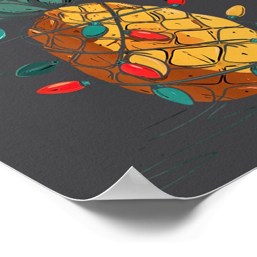 Funny Ne Christmas Graphics Lights Lover  Poster (Hoek)