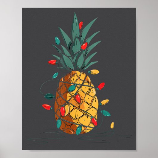 Funny Ne Christmas Graphics Lights Lover  Poster (Voorkant)