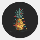 Funny Ne Christmas Graphics Lights Lover Ronde Sticker (Voorkant)