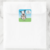 Funny Need Meer Cowbell Koe Stickers (Tas)