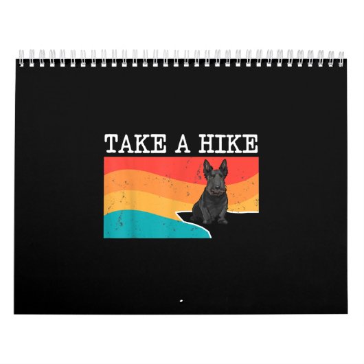 Funny neemt een hete Schotse terrier Graphic Hikin Kalender (Hoes)