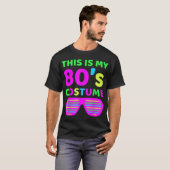Funny Neon 80s Costume Retro Design T-shirt (Voorkant volledig)