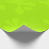 Funny neon green slime verfsplash speelse kinderen cadeaupapier (Hoek)