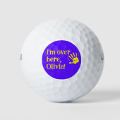 Funny Neon, ik ben hier. Golfballen (Voorkant)