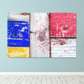 Funny Neoplasticisme art style Canvas Afdruk (Insitu (Houten vloer))