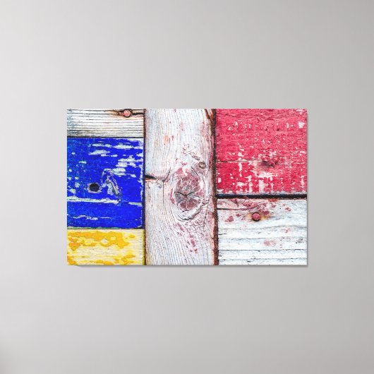 Funny Neoplasticisme art style Canvas Afdruk (Voorkant)