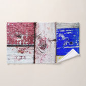 Funny Neoplasticisme, houten kunststijl aanpasbaar Bad Handdoek (Handdoek)