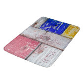 Funny Neoplasticisme, houten kunststijl aanpasbaar Badmat (Gekanteld)