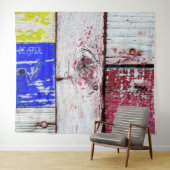 Funny Neoplasticisme, houten kunststijl aanpasbaar Wandkleed (In Situ (horizontaal))