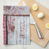 Funny Neoplasticisme, houten kunststijl Theedoek (Quarter Fold)